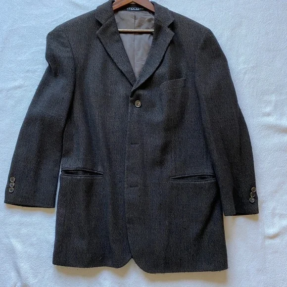 Hugo Boss Brown 44R Wool Sport Coat
